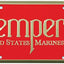 Placa matrícula Cuerpo Marines EE.UU. Semper Fi