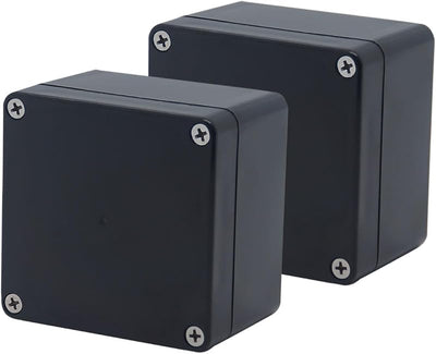 Caja conexiones impermeable IP67 ABS negra 3.3x3.2x2.2inch