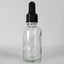 Botella vidrio con cuentagotas 1oz para laboratorio y perfume