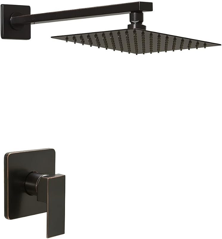 Set grifo ducha bronce ajuste regadera cuadrado