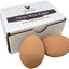 Huevos cerámica marrón set 2