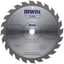 Hoja sierra circular acero 7 1/4 pulg 24T