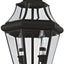Cabezal poste exterior 2 luces latón pulido