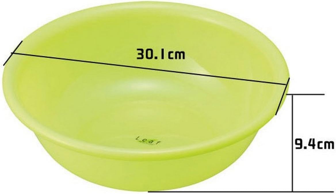 Lavabo plástico para hogar y campamento color verde 10uds