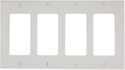 Placa GFCI para pared termoplástico color blanco
