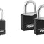 Candado aluminio con llave pack 2 exteriores