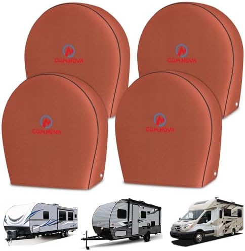 Fundas neumáticos RV pack 4 600D resistente para camión SUV
