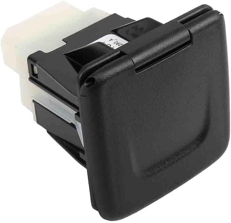 Puerto USB negro mate con receptáculo