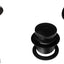 Set moldura bañera ducha equilibrio presión negro mate
