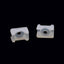 Pack 100 bases brida cables tipo silla 0.6pulg
