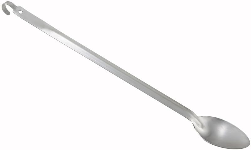 Cuchara acero inox con gancho 21pulg mediana
