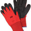 Guantes NF11 con palma PVC espumado talla 6 negro/rojo 12