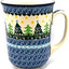 Taza cerámica bistro 16oz árboles de navidad