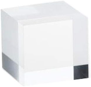 Cubo acrílico transparente soporte anillos exhibición