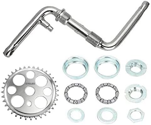 Set bielas Lowrider 36T con piñón cromado