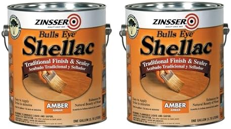 Sellador Shellac Acabado Tradicional 1 Galón Ámbar Set 2