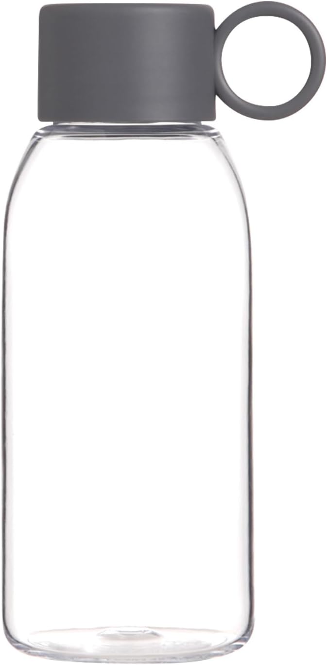 Botella agua niños 15oz transparente reutiliz.