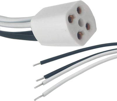 Lámpara Led Tubo Redonda G10Q con Soporte 4 Pines