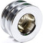 Polley alternador correa V 2 ranuras 6.67cm acero cromado