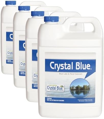 Tinte ecológico para estanque 1gal color azul real pack 4