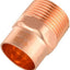 10 Adaptadores Cobre 3/4pulg Cx1/2pulg MNPT Soldadura