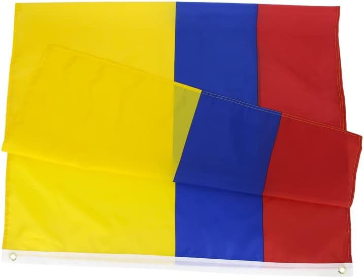 Bandera Colombia 3x5ft con ojales latón