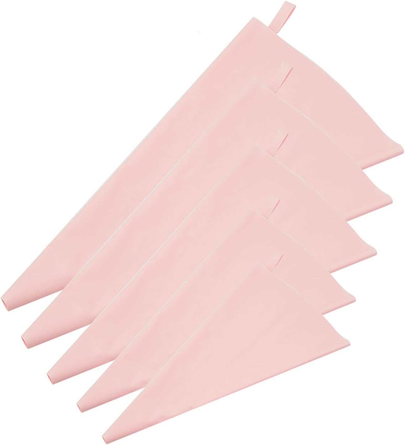 Bolsas silicona pastelería 10-18pulg reutilizables rosa