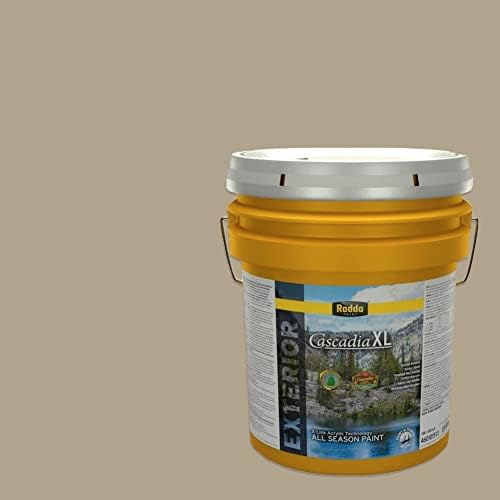 Pintura satinada exterior 5gal con imprimación cordón