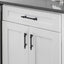 15 Manijas 7.38pulg Negro Mate para Gabinetes Cocina