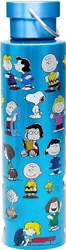 Botella acero inox Peanuts 24oz con tapa giratoria