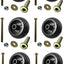 Set 6 Ruedas Cubierta Exmark 103-3168
