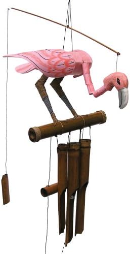 Campana viento flamenco rosa 173