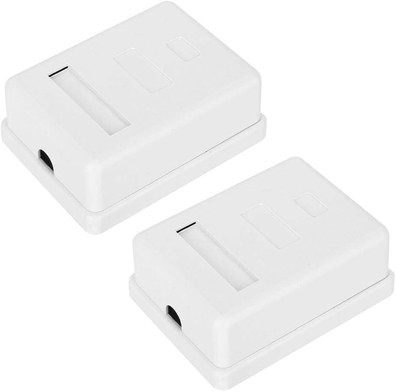 2 Pzas Módulo Red Cat6 Keystone Jack Instalación Ethernet