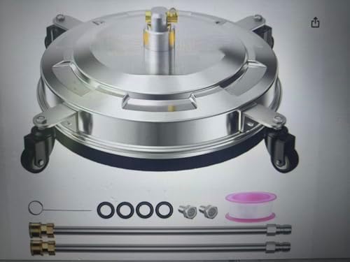 Limpiador superficies 4 ruedas acero inox 14.5pulg plateado