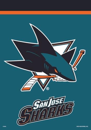 Bandera licencia San Jose Sharks 28x40pulg