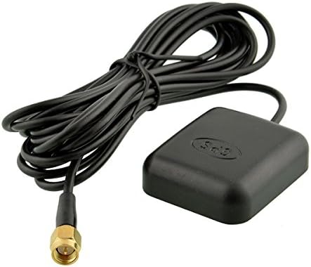 Antena GPS activa impermeable base magnética con conector SMA