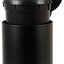 Cubo basura acero inox 1.2gal con tapa y pedal negro