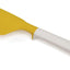 Espátula huevo silicona con soporte herramientas blanco/amarillo