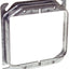 Anillo cuadrado elevado 5/8pulg para 2 dispositivos pack 50