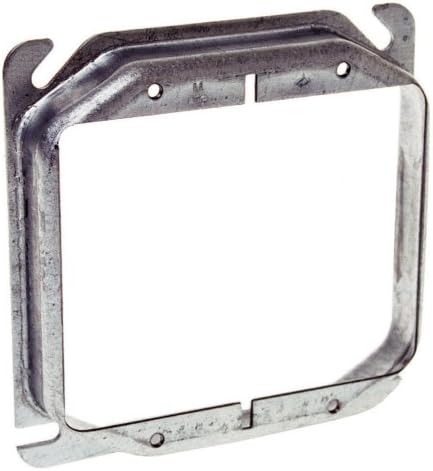 Anillo cuadrado elevado 5/8pulg para 2 dispositivos pack 50