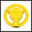 Aspersor irrigador 30 pies redondo amarillo
