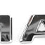 Guardabarros trasero 4MATIC con emblema 3D plateado adhesivo