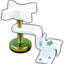 Abrazadera plegable para litera color blanco