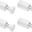 Tornillos aluminio 1/2x3/4 pulg blanco pack 4