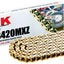 Cadena oro 84 eslabones resistente para MX/SX carreras