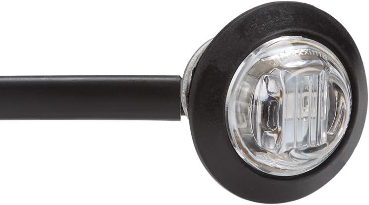 Luz LED indicadora cortesía redonda 3/4pulg rojo
