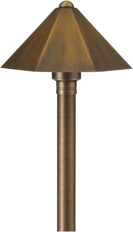 Parasol latón 12v 25pulg para camino jardín patio