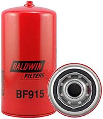 Filtro combustible 7-7/16x3-11/16 pulg color rojo