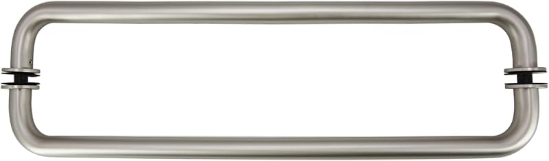 Toallero puerta ducha doble cara 18" acero inox satinado