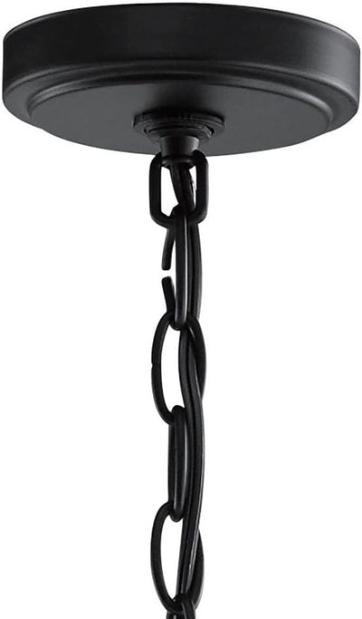 Voleta colgante 4 luces 240W níquel cepillado
